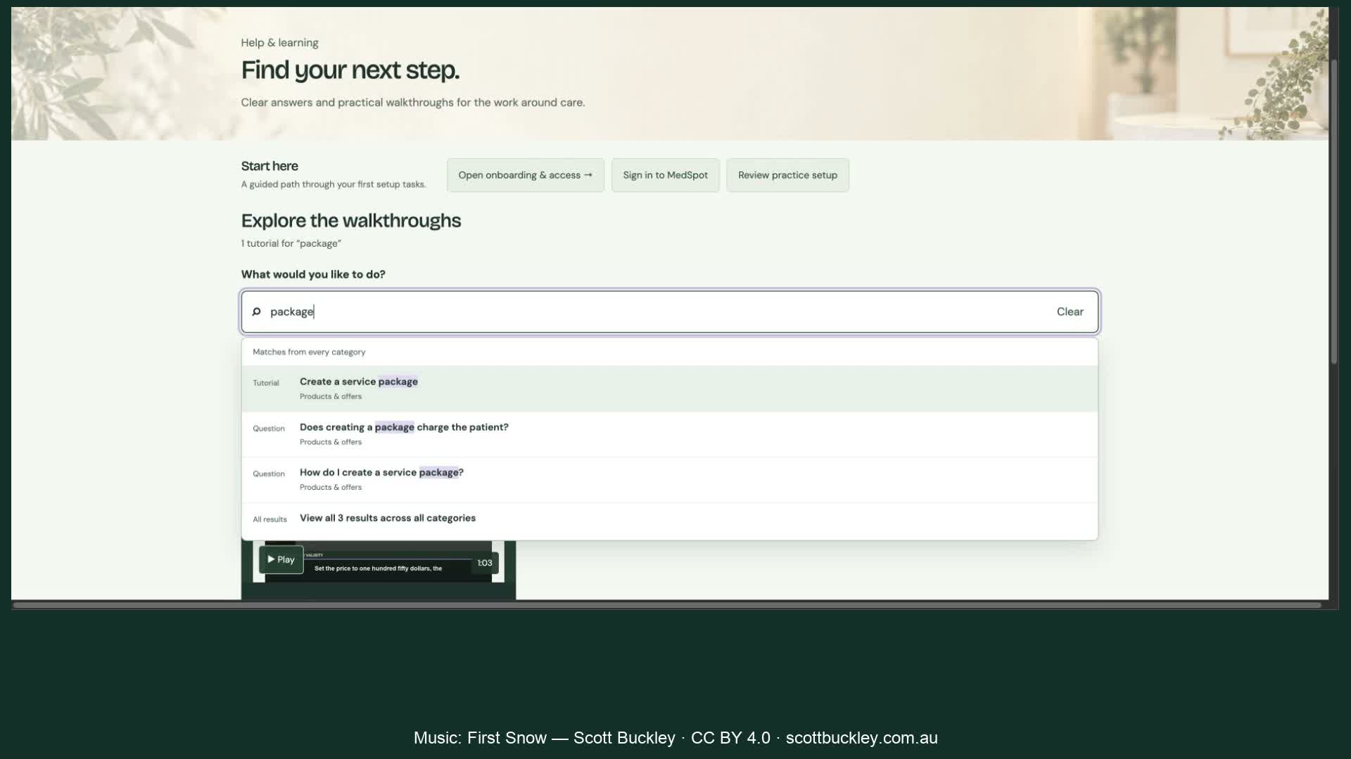 Search the MedSpot Help Center
